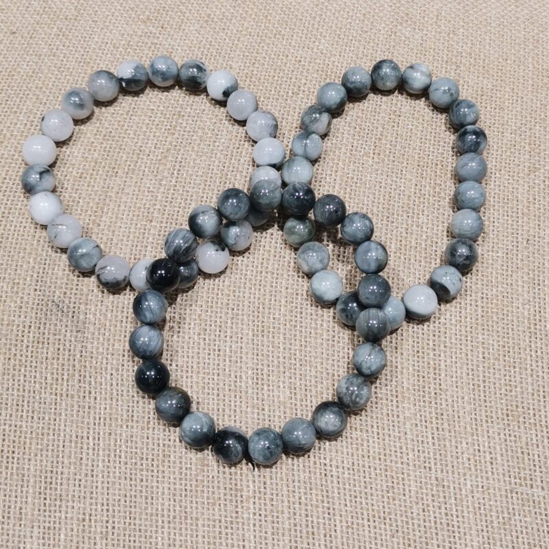 PULSERA MINERAL 8 MM OJO DE AGUILA