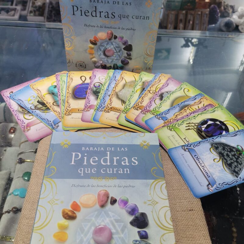 BARAJA DE LAS PIEDRAS QUE CURAN CAJA