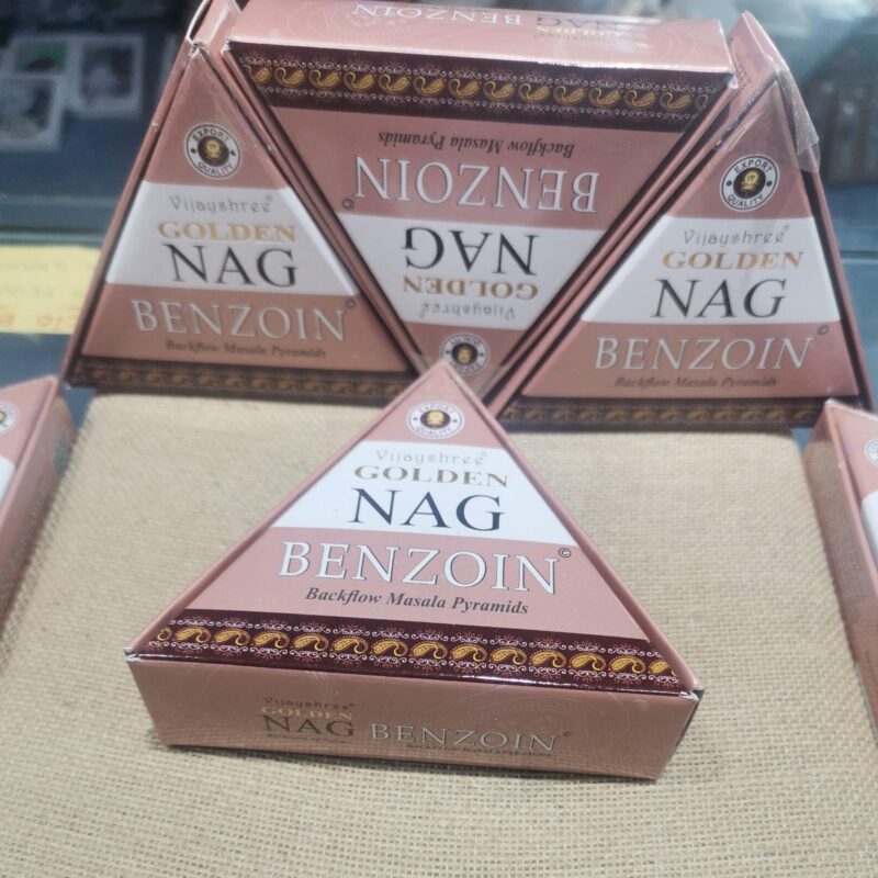 INCIENSO CONO REFLUJO GOLDEN NAG BENZOIN