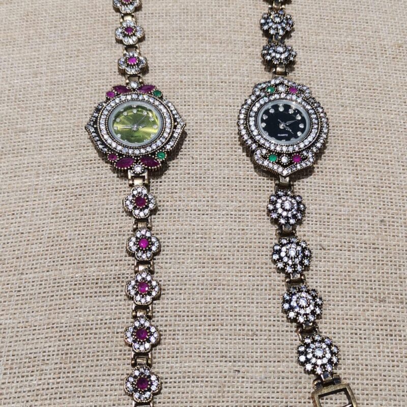 RELOJ PLATA Y MINERAL