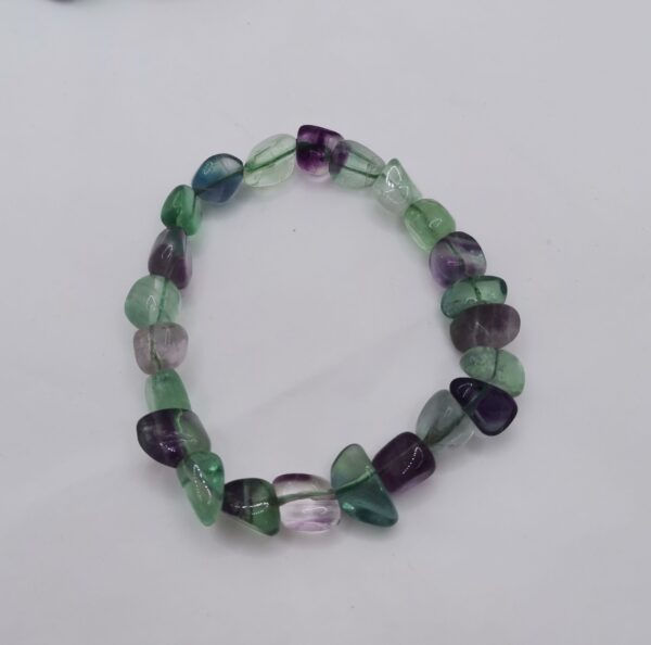 PULSERA FLUORITA RODADO - Imagen 2