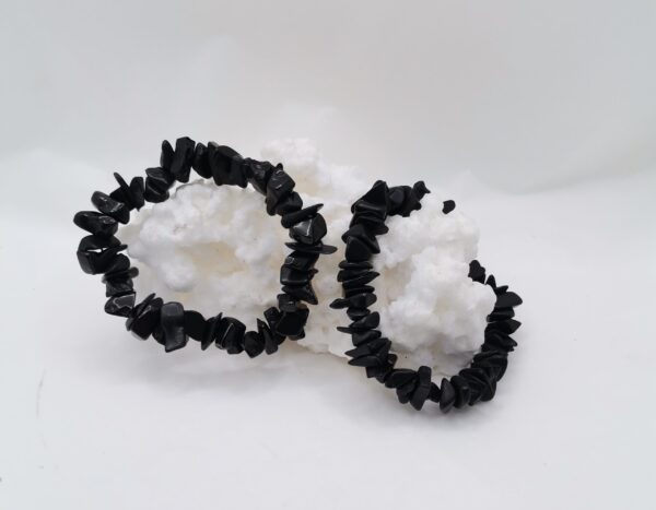 PULSERA MINERAL CHIP SHUNGIT EXTRA