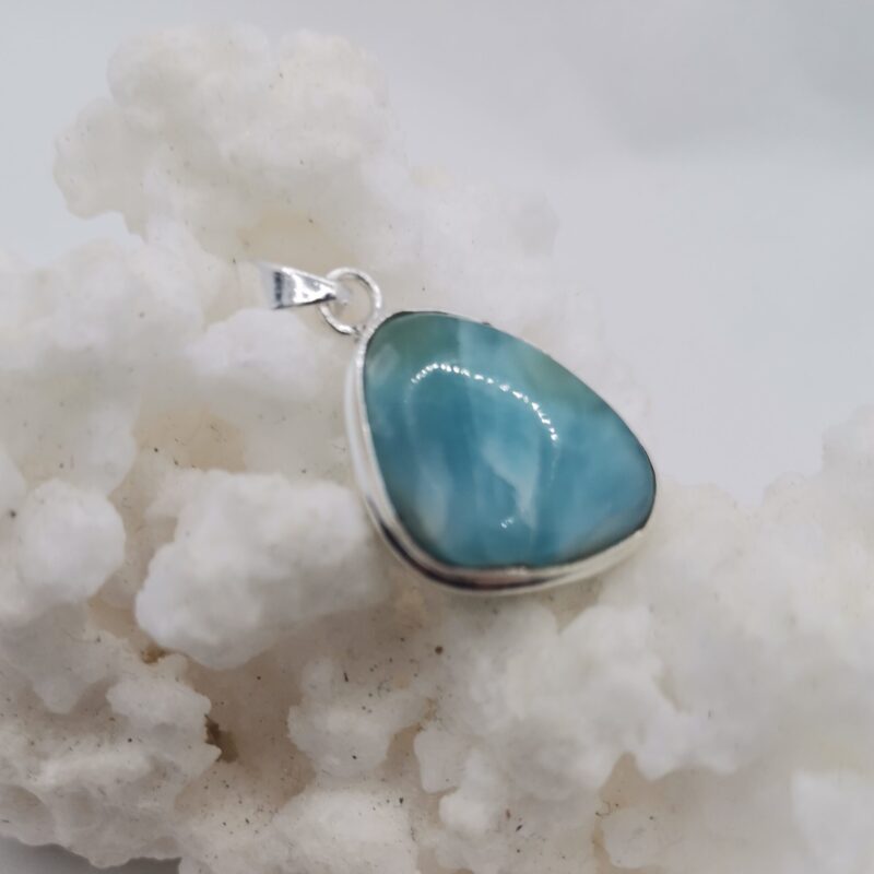 COLGANTE PLATA LARIMAR ASIMETRICO