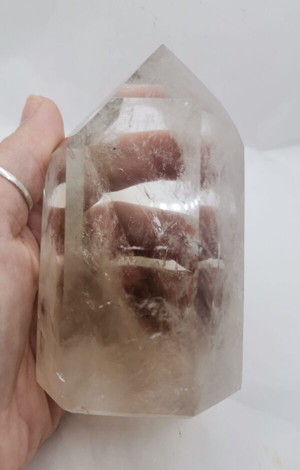 PUNTA MAESTRA DE CUARZO BLANCO 600 GRAMOS - Imagen 2