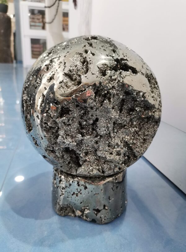 ESFERA Y BASE DE PIRITA
