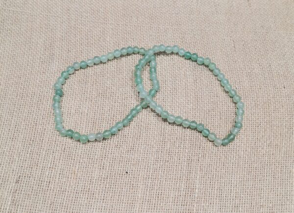 PULSERA MINERAL 4 MM AVENTURINA VERDE