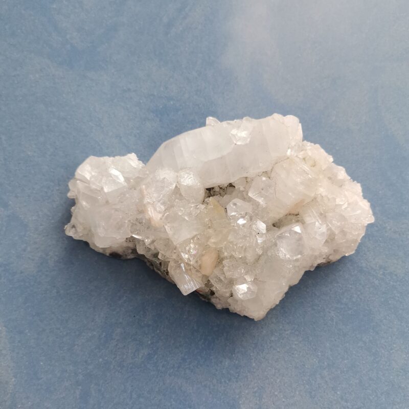 DRUSA PUNTAS CUARZO BLANCO Y VERDE 217 GRAMOS