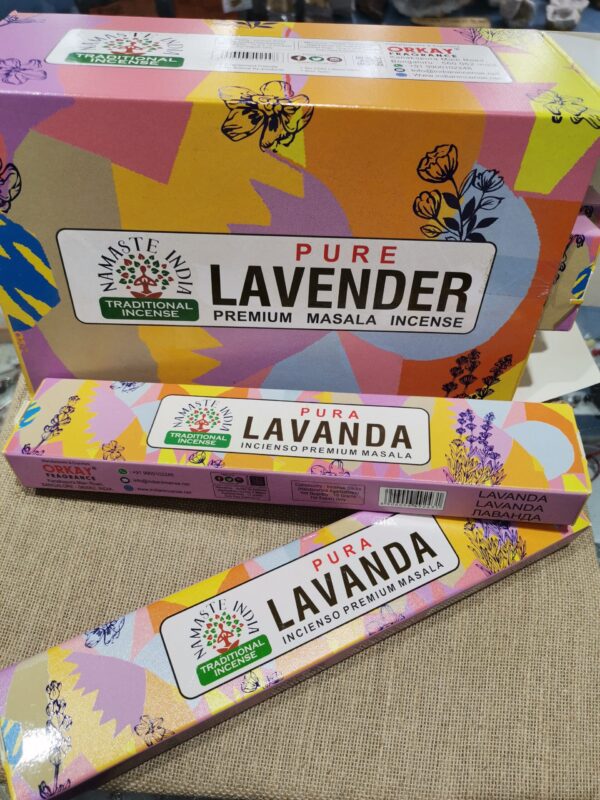INCIENSO NAMASTE INDIA LAVANDA