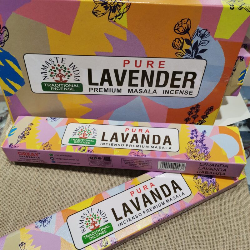 INCIENSO NAMASTE INDIA LAVANDA