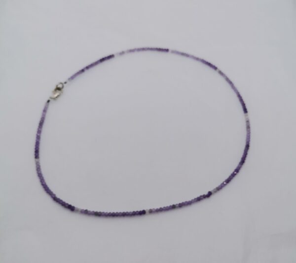 COLLAR AMATISTA FLATELADA 3 MM - Imagen 2