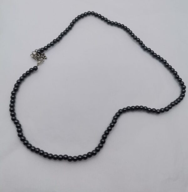 COLLAR HEMATITE 4 MM - Imagen 2