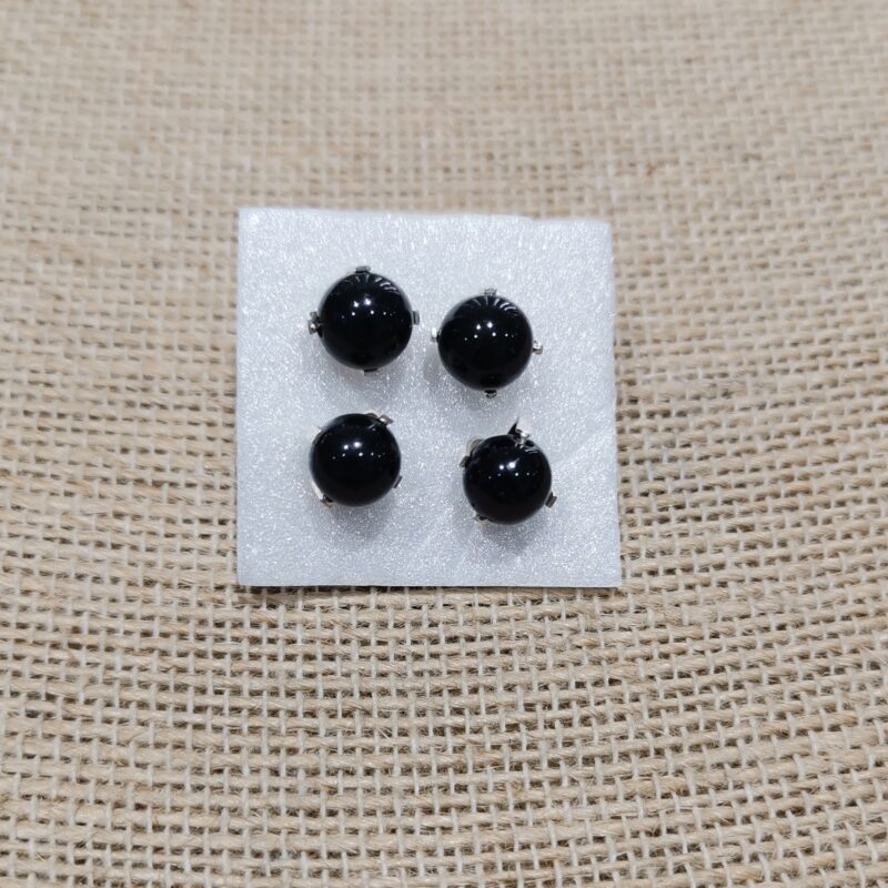 PENDIENTE PLATA TURMALINA ESFERA 6 MM