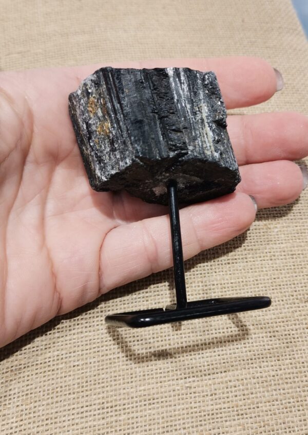 TURMALINA NEGRA CON BASE HIERRO - Imagen 2