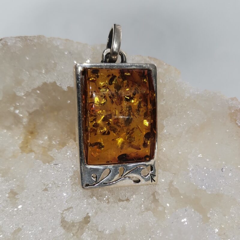 COLGANTE AMBAR RECTANGULAR MARCO RAMA