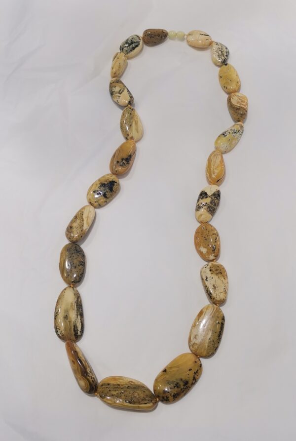 COLLAR AMBAR AMARILLO CLARO Y MADERA - Imagen 2