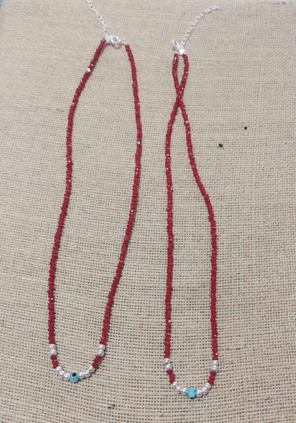 COLLAR PLATA CRISTAL 3 MM PROTECCION - Imagen 2