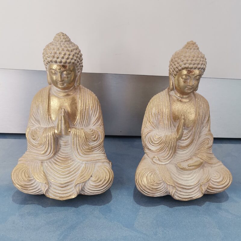 FIGURA BUDHA DORADO 16,3 CM
