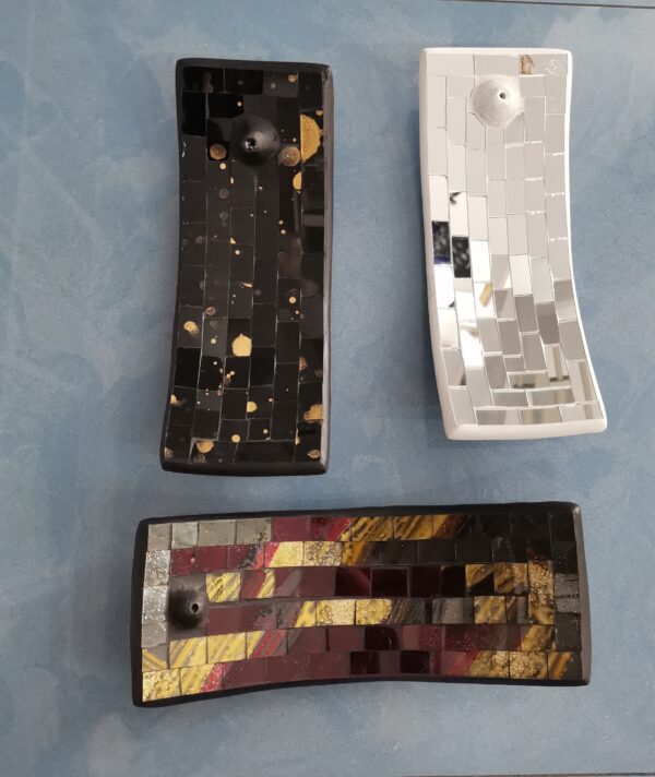 INCENSARIO CERAMICA MOSAICO RECTANGULAR