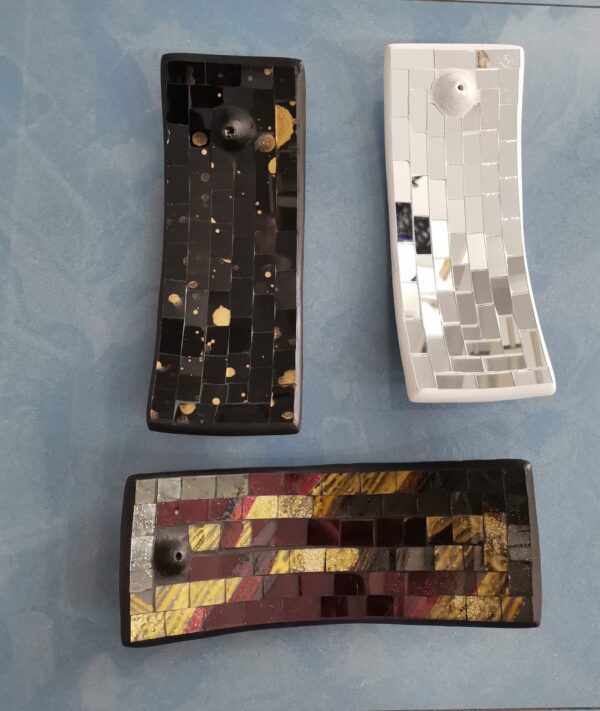 INCENSARIO CERAMICA MOSAICO RECTANGULAR