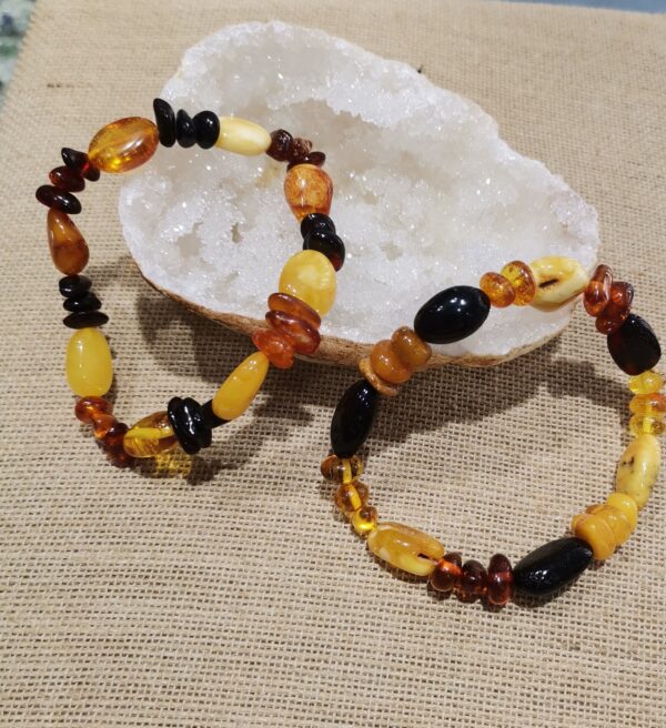PULSERA AMBAR MULTIFORMA 30