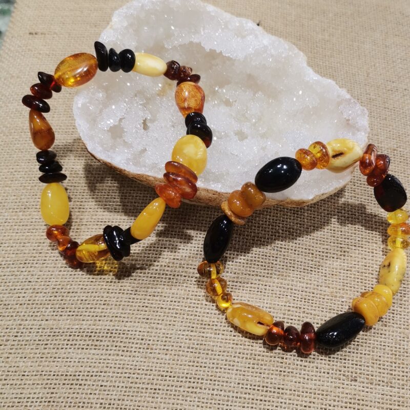 PULSERA AMBAR MULTIFORMA 30