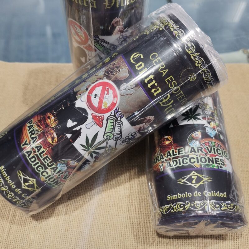 VELON CON ACEITE ESOTERICO CONTRA VICIOS
