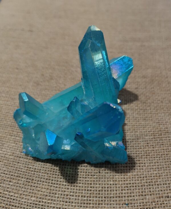 DRUSA PUNTAS CUARZO AQUA AURA 41 GRAMOS