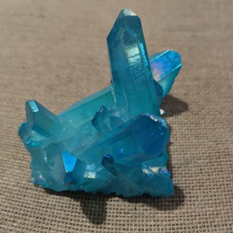 DRUSA PUNTAS CUARZO AQUA AURA 41 GRAMOS