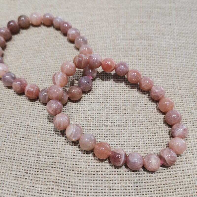 PULSERA MINERAL 8 MM PIEDRA SOL