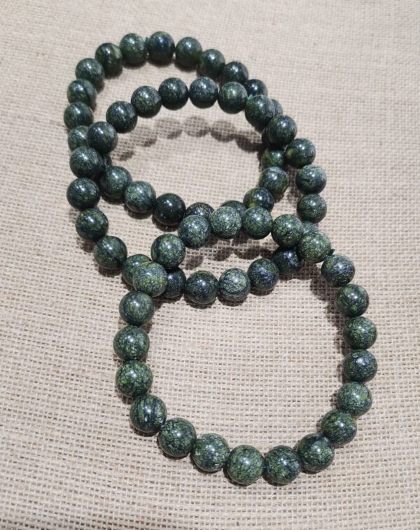 PULSERA MINERAL 8 MM SERPENTINA