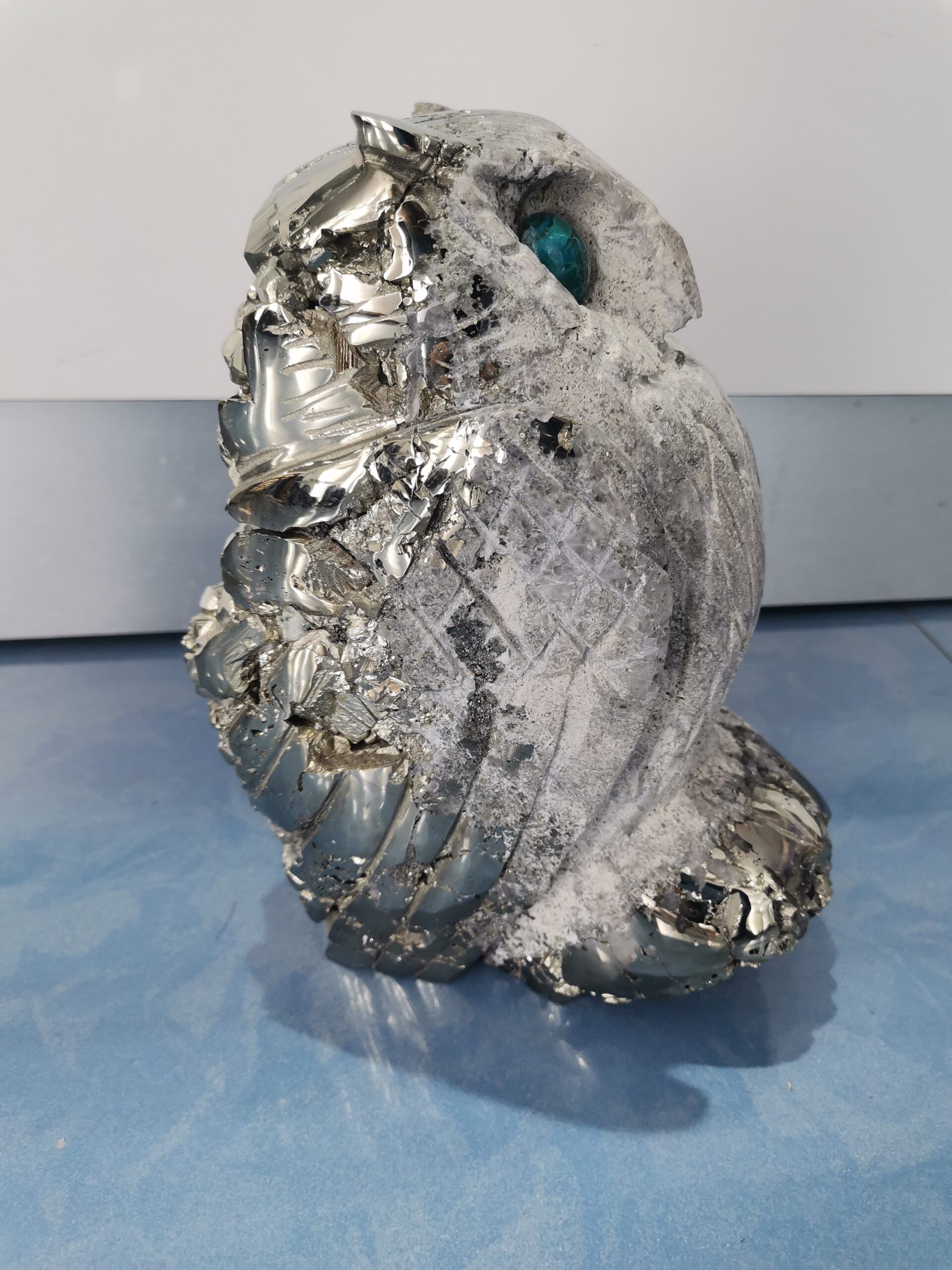 BUHO DE PIRITA 6900 GRAMOS 2 BUHO DE PIRITA 6900 GRAMOS - Imagen 2