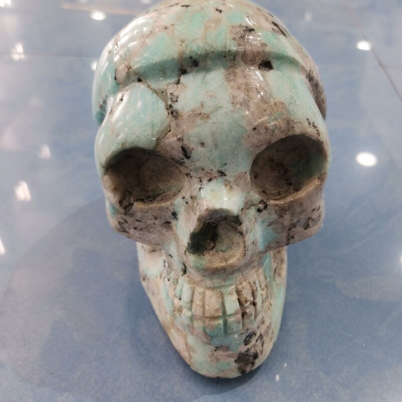CALAVERA AMAZONITA 2621 GRAMOS
