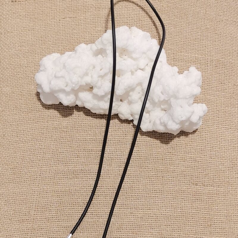 CORDON CUERO Y PLATA 45 CM