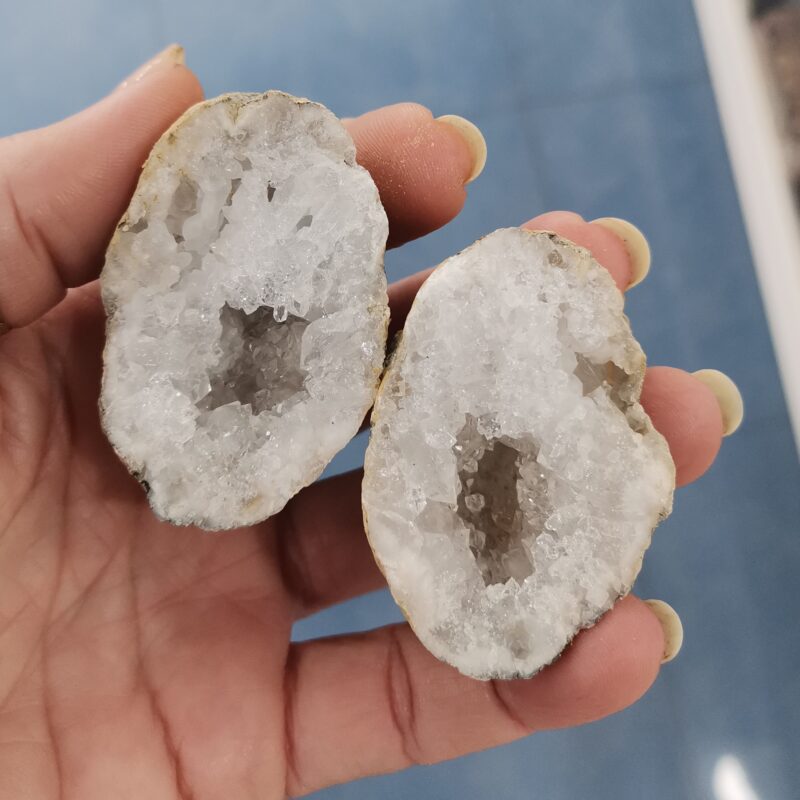 MINI GEODA DE CUARZO BLANCO