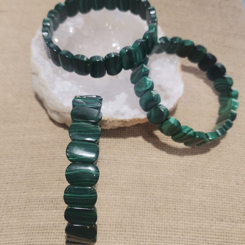PULSERA ESLABONES MALAQUITA EXTRA