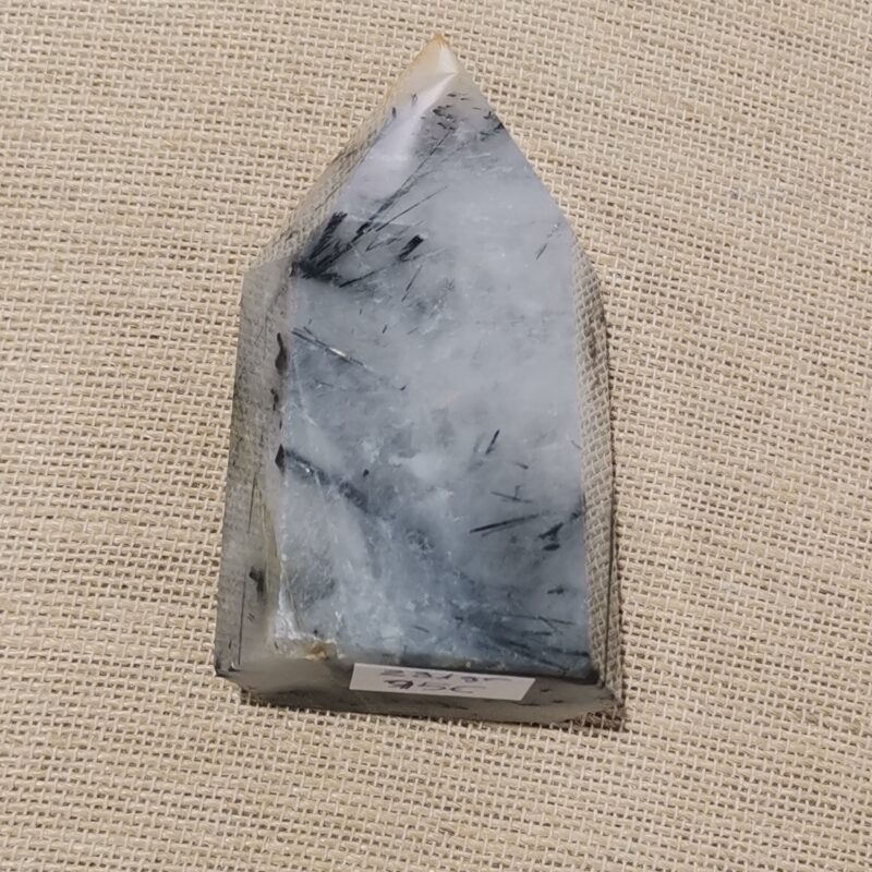 PUNTA CUARZO RUTILADO TURMALINA 231 GRAMOS