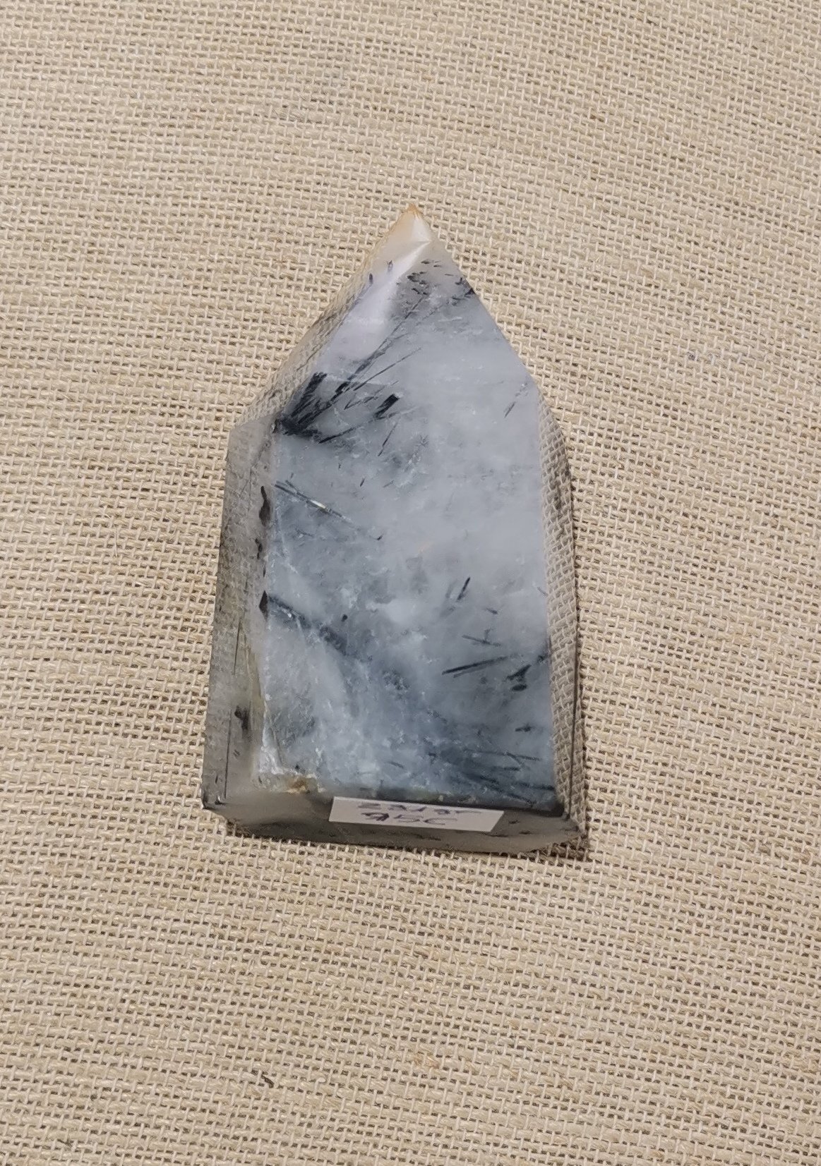 PUNTA CUARZO RUTILADO TURMALINA 231 GRAMOS 1 PUNTA CUARZO RUTILADO TURMALINA 231 GRAMOS